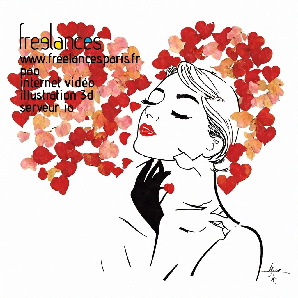 Pao mise en page internet vidéo illustration 3d serveur IA générative AI freelance paris studio de création magazines yrlkkw00